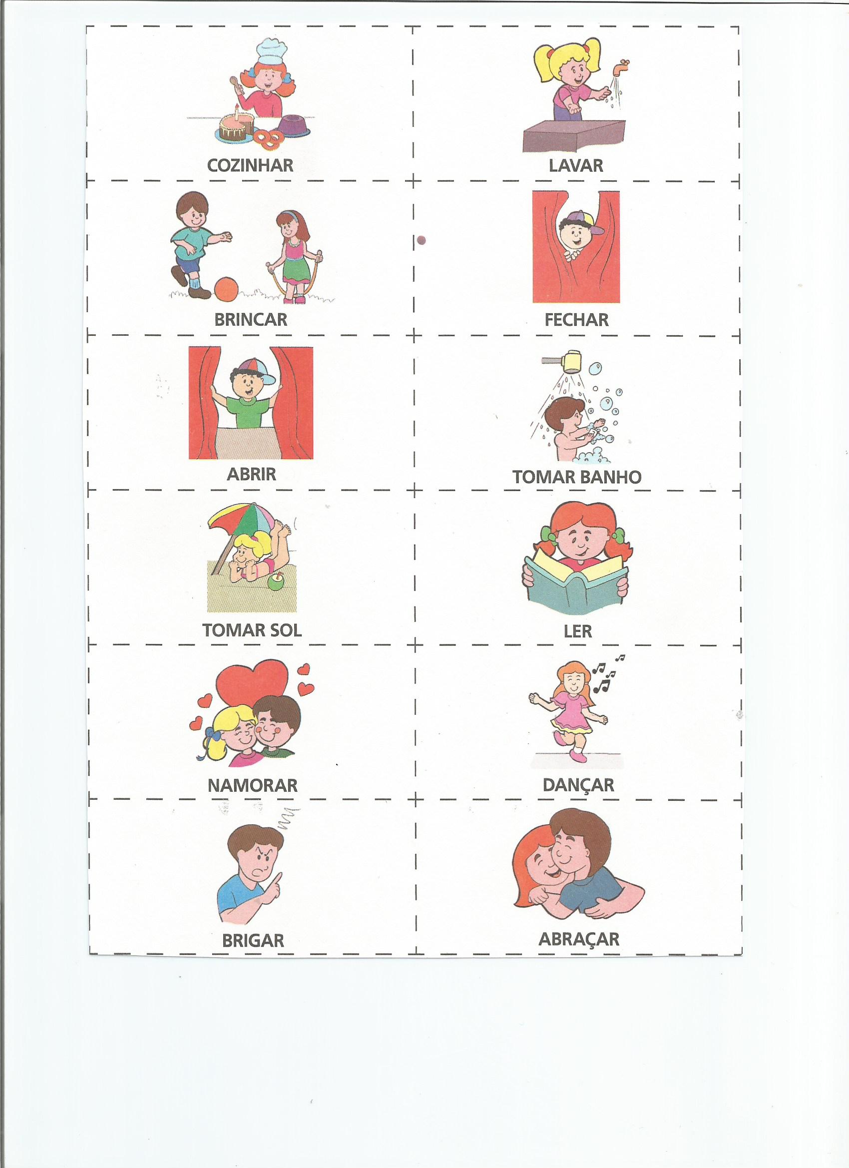 INCLUSÃO: FICHAS PARA CRIAÇÃO DE ATIVIDADES DE PORTUGUÊS ...