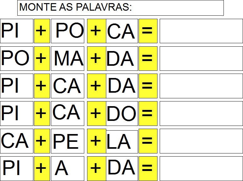 INCLUSÃO ATIVIDADES COM A LETRA P PARTE atividadeparaeducacaoespecial com