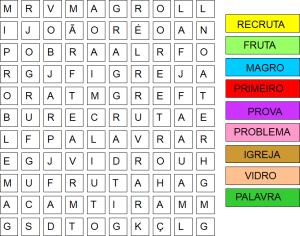 INCLUSÃO CAÇA PALAVRAS atividadeparaeducacaoespecial