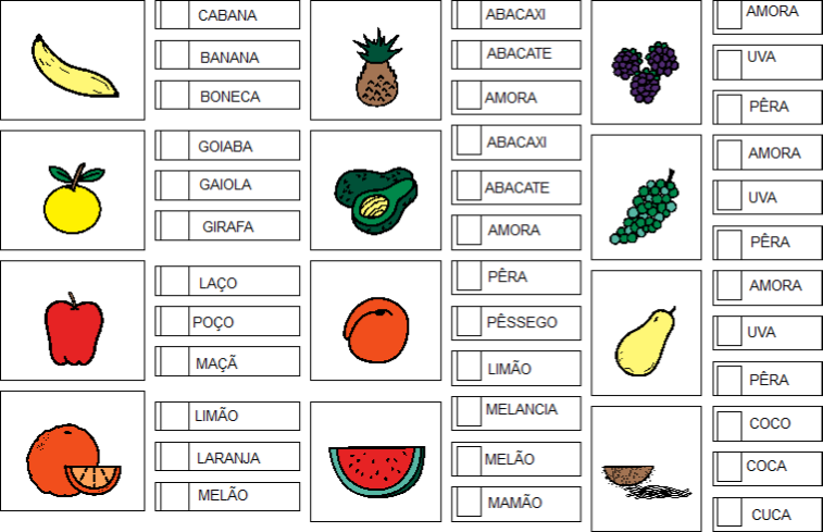 INCLUSÃO: PINTE A PALAVRA CORRETA – atividadeparaeducacaoespecial.com